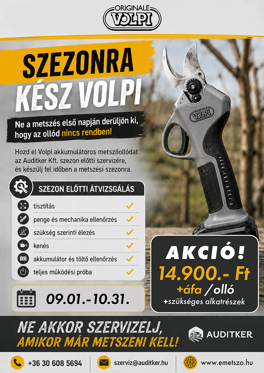 Volpi szerviz akció